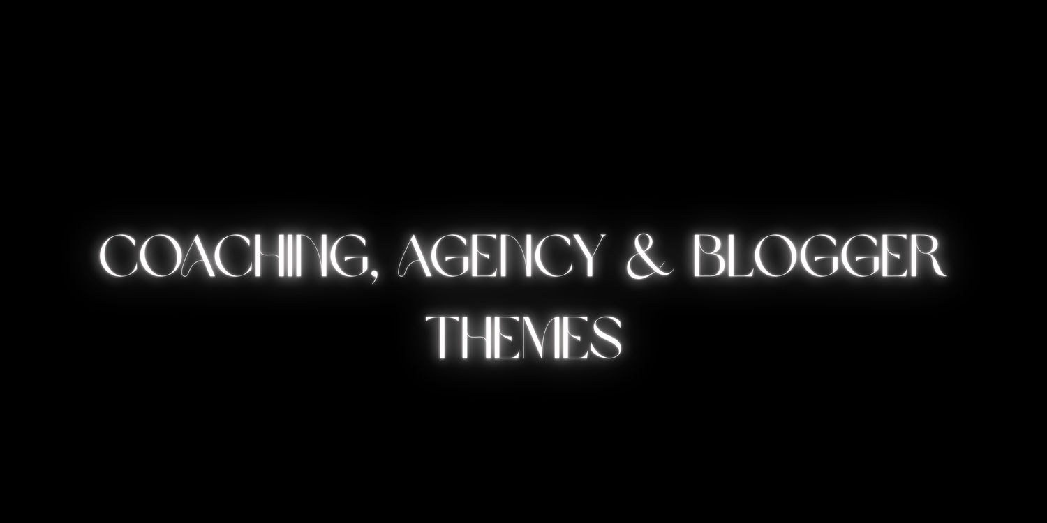 Coaching, Agency & Blogger Themes
